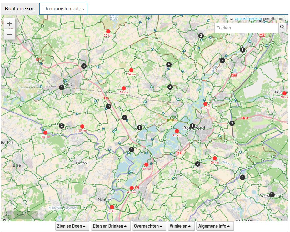 Bestaande routes